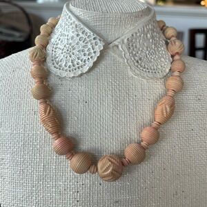 Vintage carved necklace